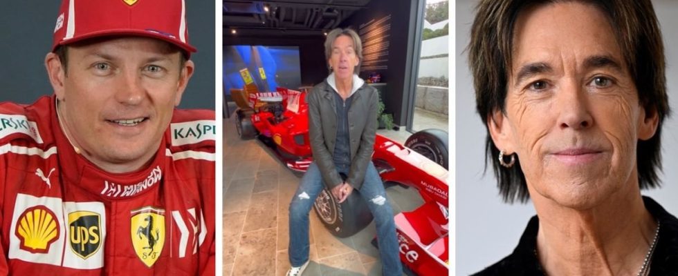 Per Gessle buys Formula 1 Ferrari driven by Kimi