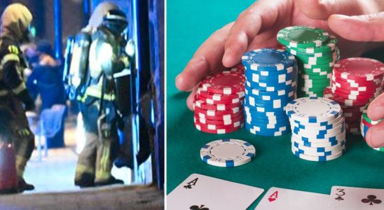 Played poker was exposed to arson in Norrkoping