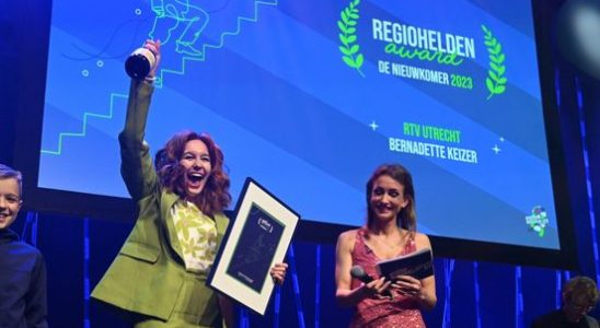 RTV Utrecht reporter Bernadette Keizer wins prize for best newcomer