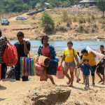 Residents flee fighting at border town in Myanmar
