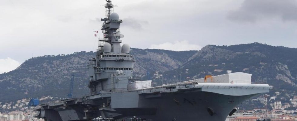 The French aircraft carrier Charles de Gaulle deployed under the aegis of