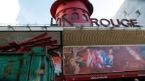 The famous mill wings of the Moulin Rouge in Paris