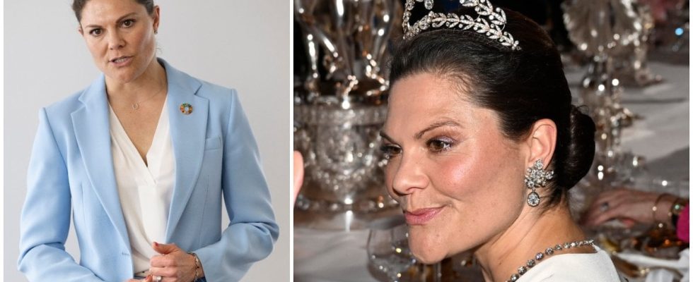 Video clips of Crown Princess Victoria are reported