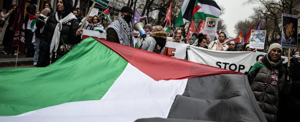 a Free Palestine candidacy carried in France by a Muslim