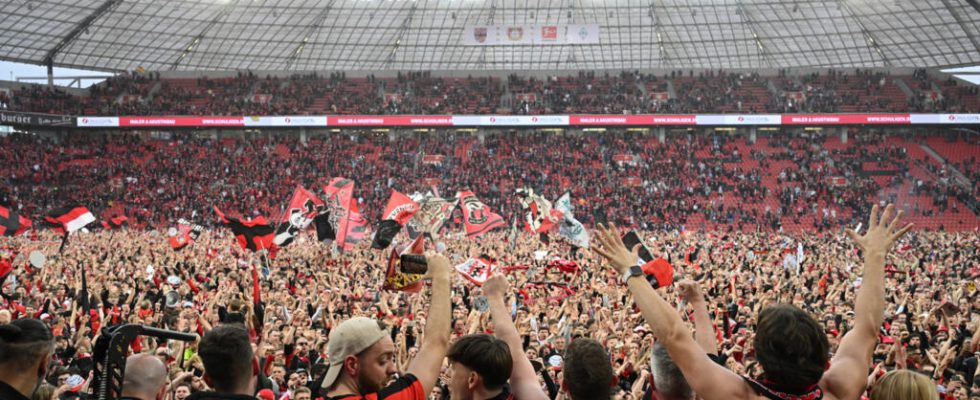 crowned champion for the first time in its history Leverkusen