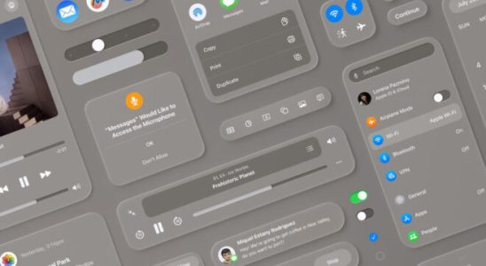 iOS 18 interface may be in visionOS style