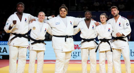 the French mixed team crowned European champion by dominating Georgia