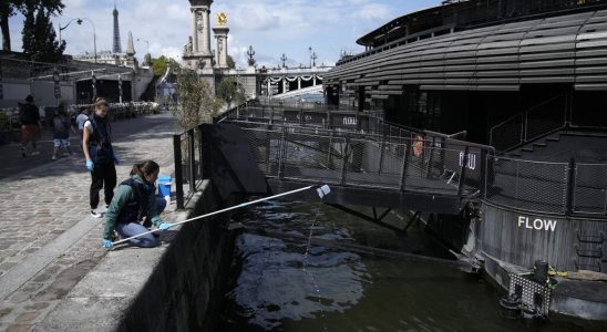 the waters of the Seine are still not clean enough