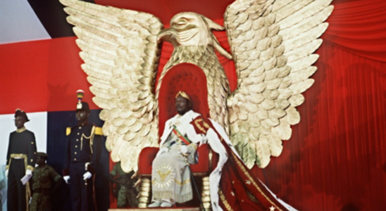 A replica of the Bokassa throne sold at auction in