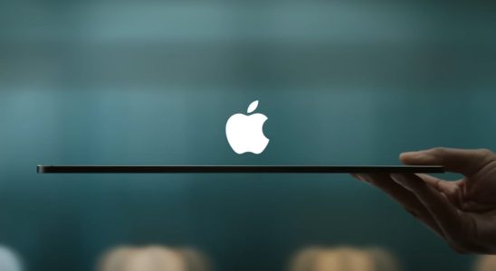 Apples advertising for the new iPad Pro presented on May