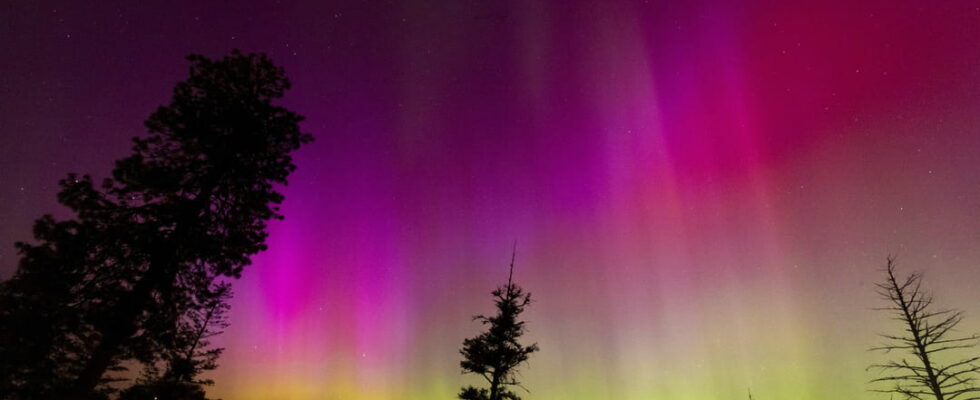 Aurora Borealis in Idaho USA