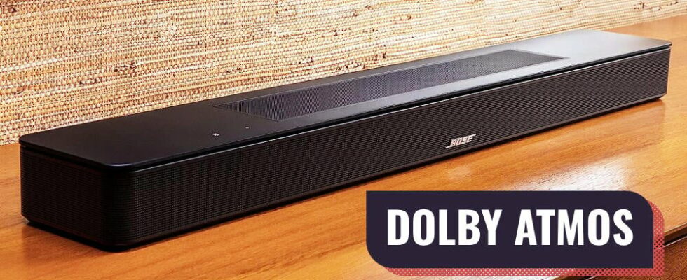 Bose soundbar with Dolby Atmos now brings powerful TV sound