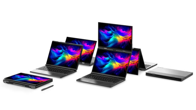 GPD Duo laptop with two 133 inch AMOLED displays is coming