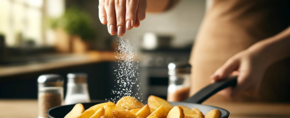 Hypertension the dangerous effect of diet salts not indicated on