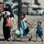 Nearly half a million displaced people roam the Gaza Strip