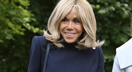 On a state visit to Germany Brigitte Macron delivers a