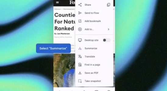 Opera starts summarizing pages with AI in its Android browser