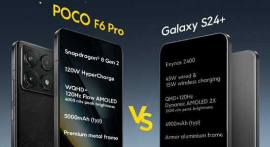 POCO F6 Pro compared to Galaxy S24 POCO Pad announced