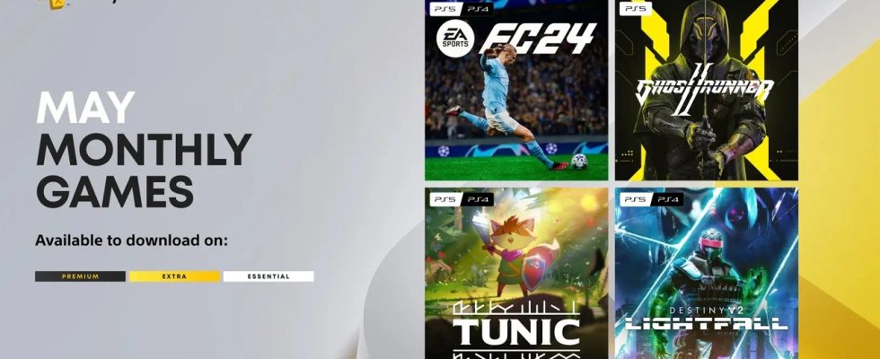 PlayStation Plus May Games EA Sports FC 24 and More