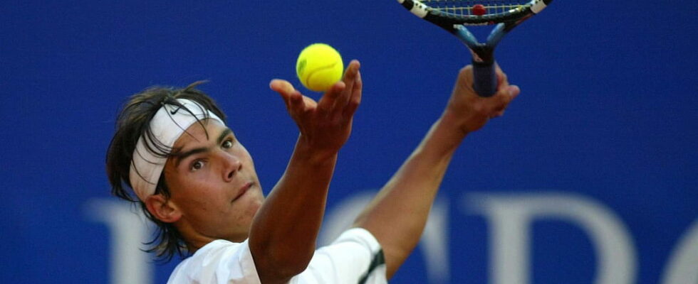 Rafael Nadal reveals himself to the general public in 2003