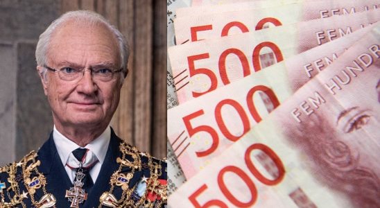 Thats how much King Carl XVI Gustaf got he