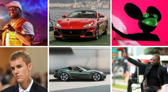 The celebrities who are ported by Ferrari