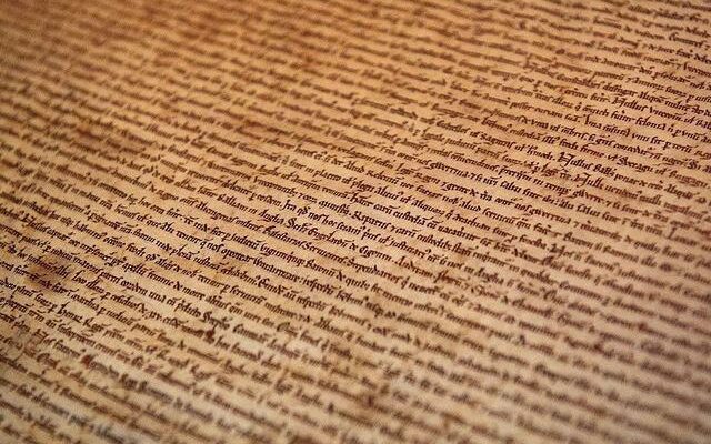 The target of climate activists this time was Magna Carta