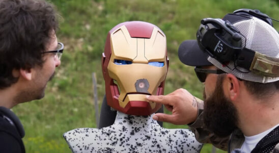 Tolga Ozuygur made a bulletproof Iron Man helmet Video