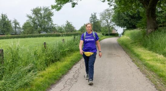 Visually impaired Wenneke walked more than 500 kilometers for charity