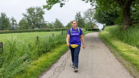 Visually impaired Wenneke walked more than 500 kilometers for charity
