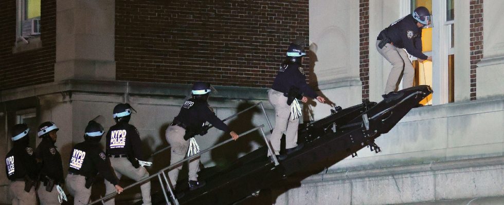 the New York police clear out the demonstrators – LExpress