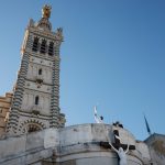 the Olympic flame tours Marseille before leaving for Paris
