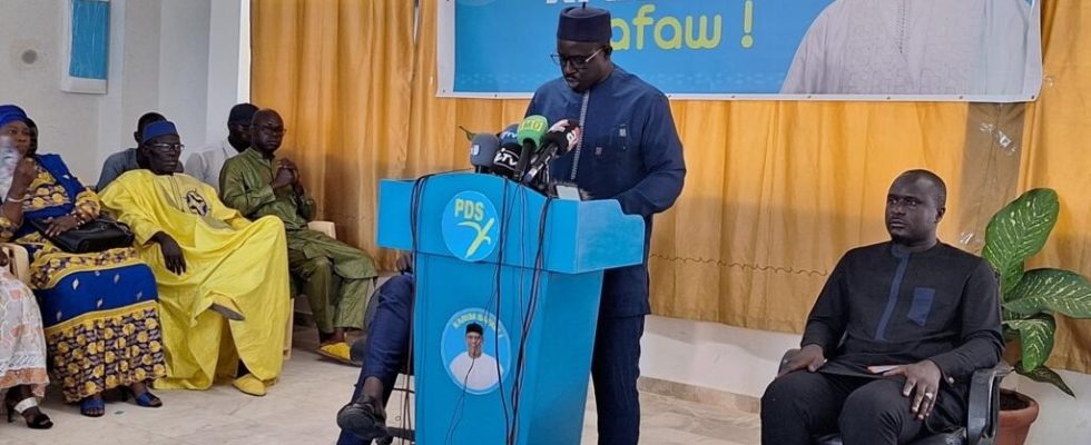 the Senegalese Democratic Party is speaking out and is already
