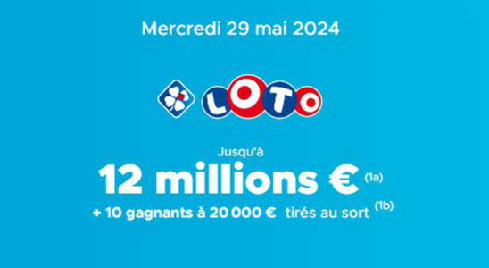 the draw on Wednesday May 29 2024 12 million euros