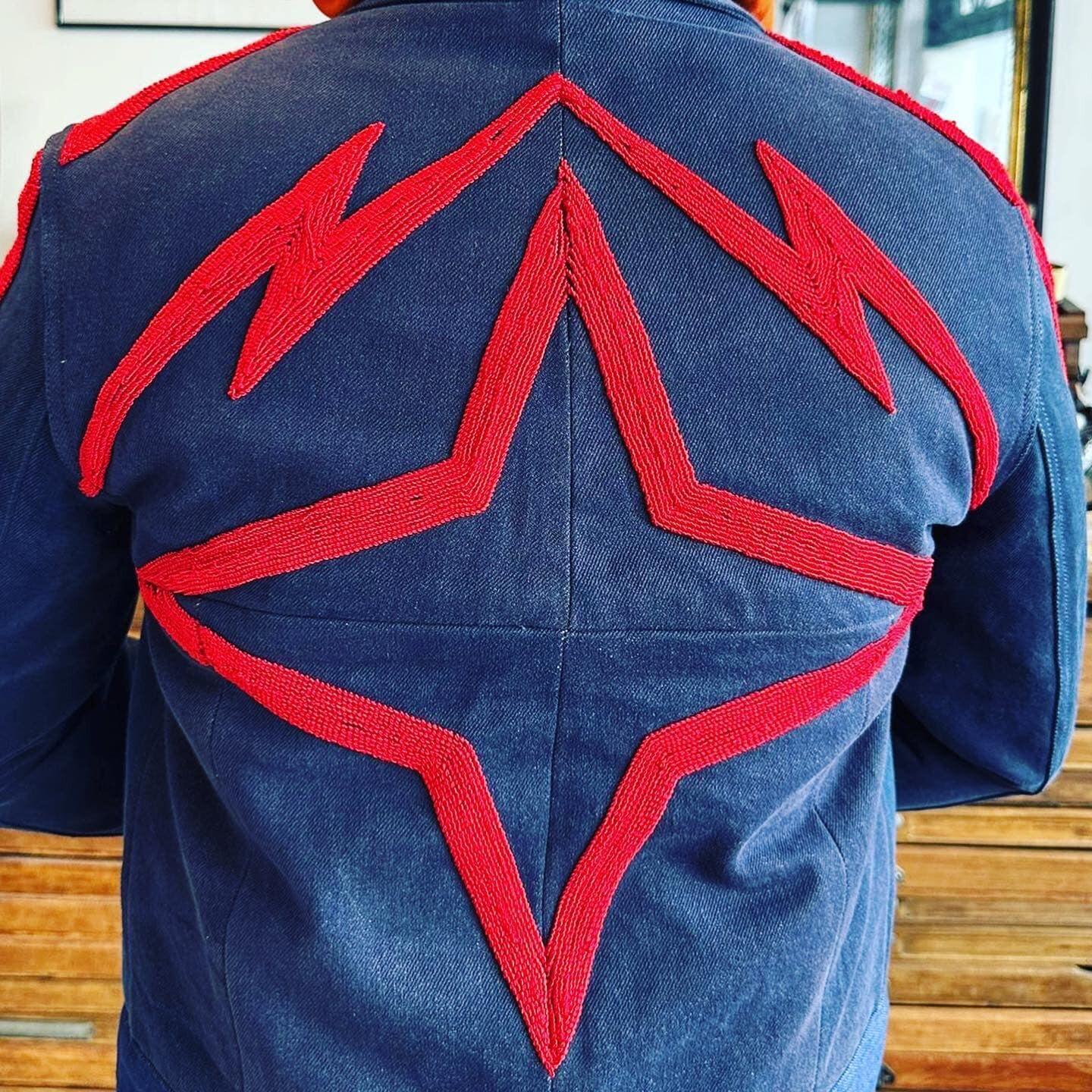 Jacket embroidery detail