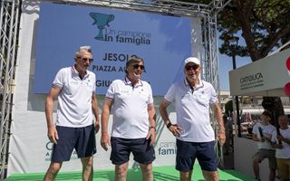 A Champion in the family Cattolica tour stops in Jesolo