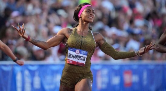 Comet ShaCarri Richardson heads straight for the 2024 Olympics in
