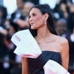 Demi Moore gives herself a decidedly retro look thanks to