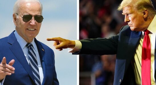 Donald Trump and Joe Biden meet in debate