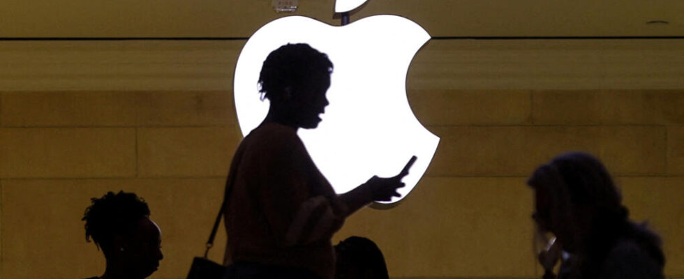 EU accuses Apple of breaking new competition rules threatens record