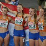 Femke Bol wins gold with womens relay in the 4x400