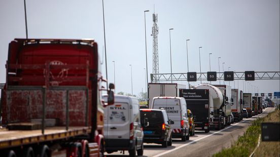 Heavy traffic jam due to A12 roadworks But not disruptive