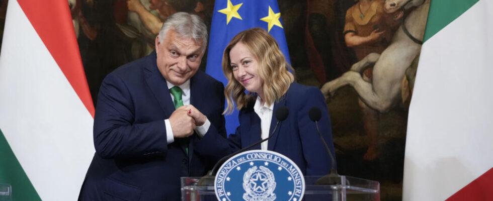 Hungarian ultraconservatives Orban and Italian Meloni strengthen ties without reaching