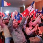 In Henin Beaumont Marine Le Pens stronghold celebrates the RN victory