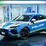 Italian police Lamborghini stopped by Swedish police