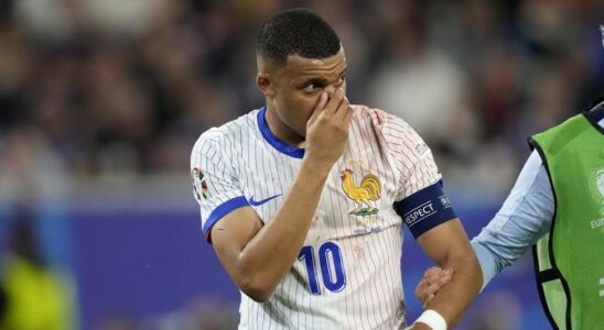 Kylian Mbappe the striker of the French team has a