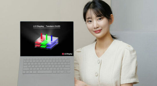 LG Display begins mass production of the first 13 inch tandem