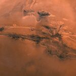 Mars is bombarded by meteorites
