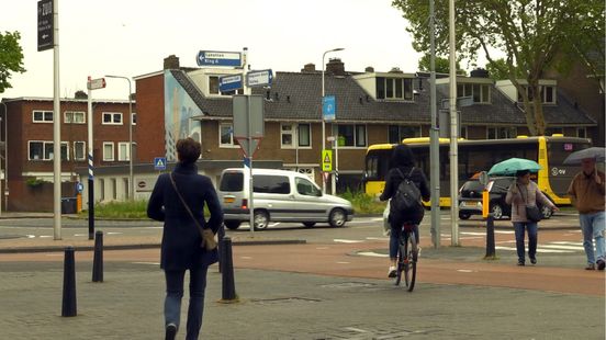 Research into road safety priority square t Goylaan cycle paths