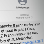 Several candidates in the European elections sent text messages calling